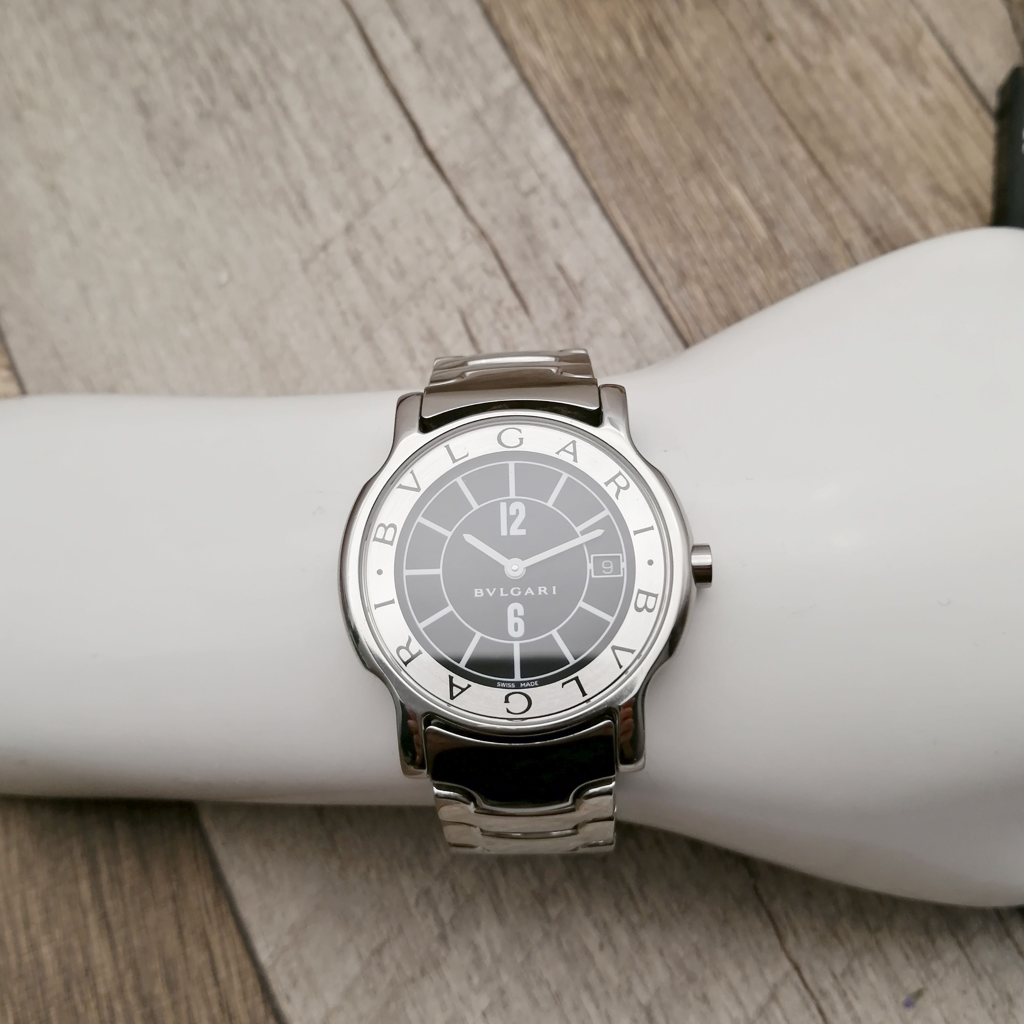極美品✨ブルガリ　ソロテンポ✨動作保証付　点検済　メンズ　レディース　腕時計 | Masaco Vintage （マサコ ヴィンテージ  ）腕時計やアクセサリーのお店 powered by BASE