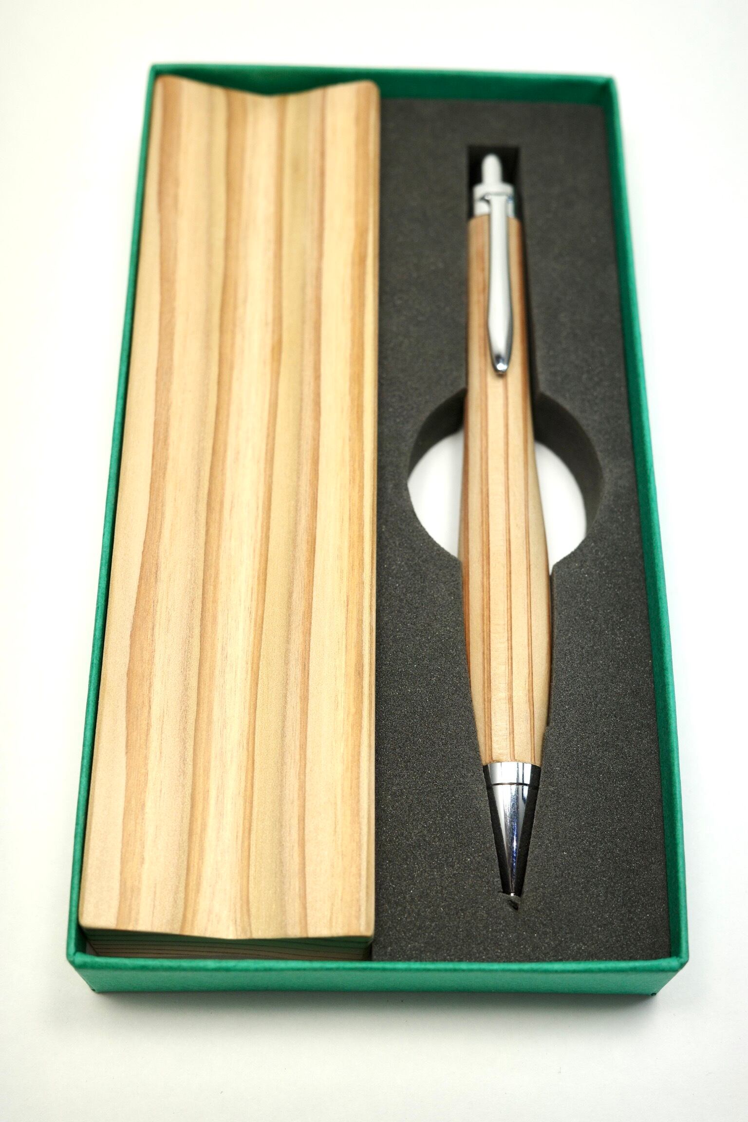 栗 縮杢 木軸シャープペンシルorボールペン No.060225-37 | 木軸ペン 