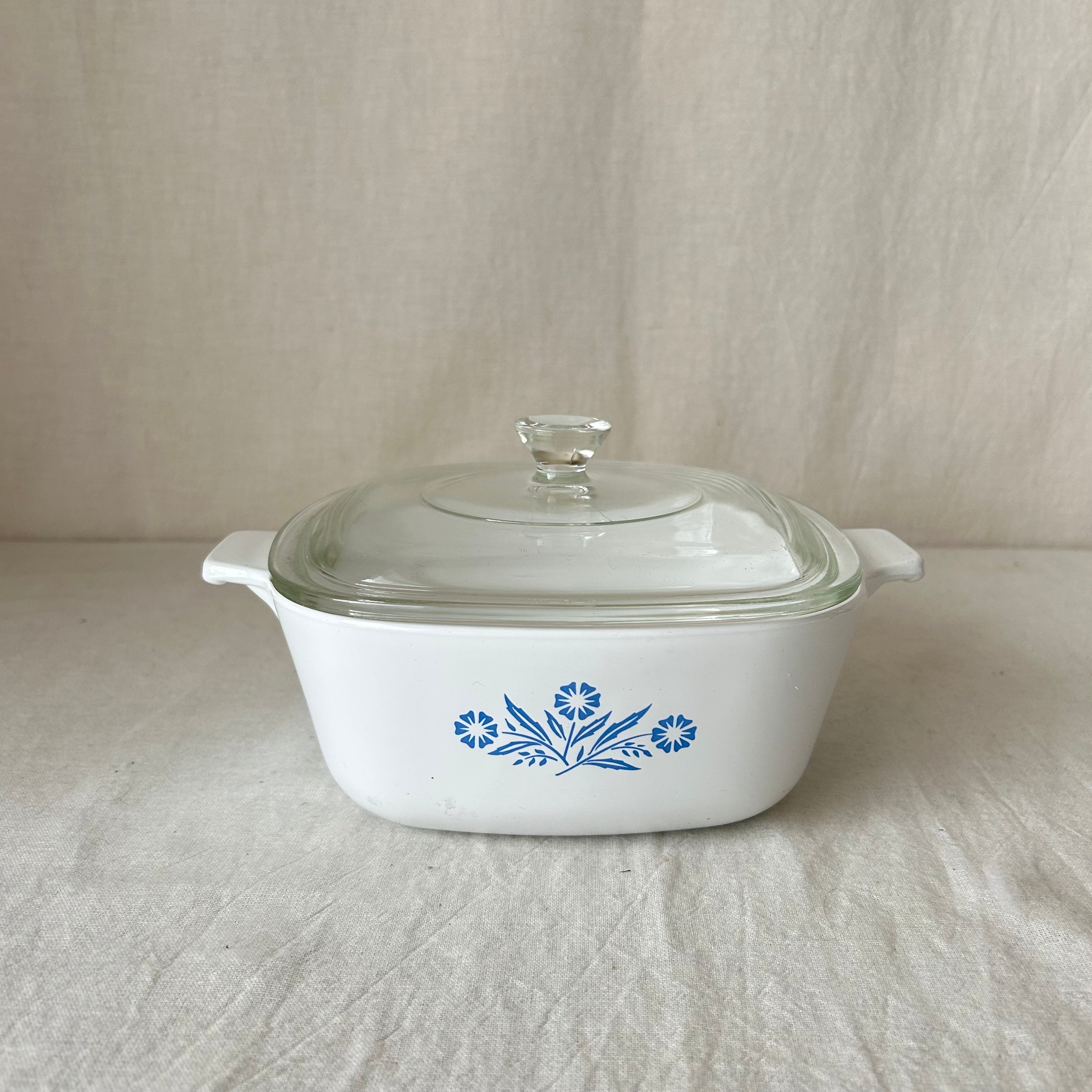 CORNING WARE／キャセロール CORNING WARE ブルーリボン フラワーバスケットキャセロール 2クォート