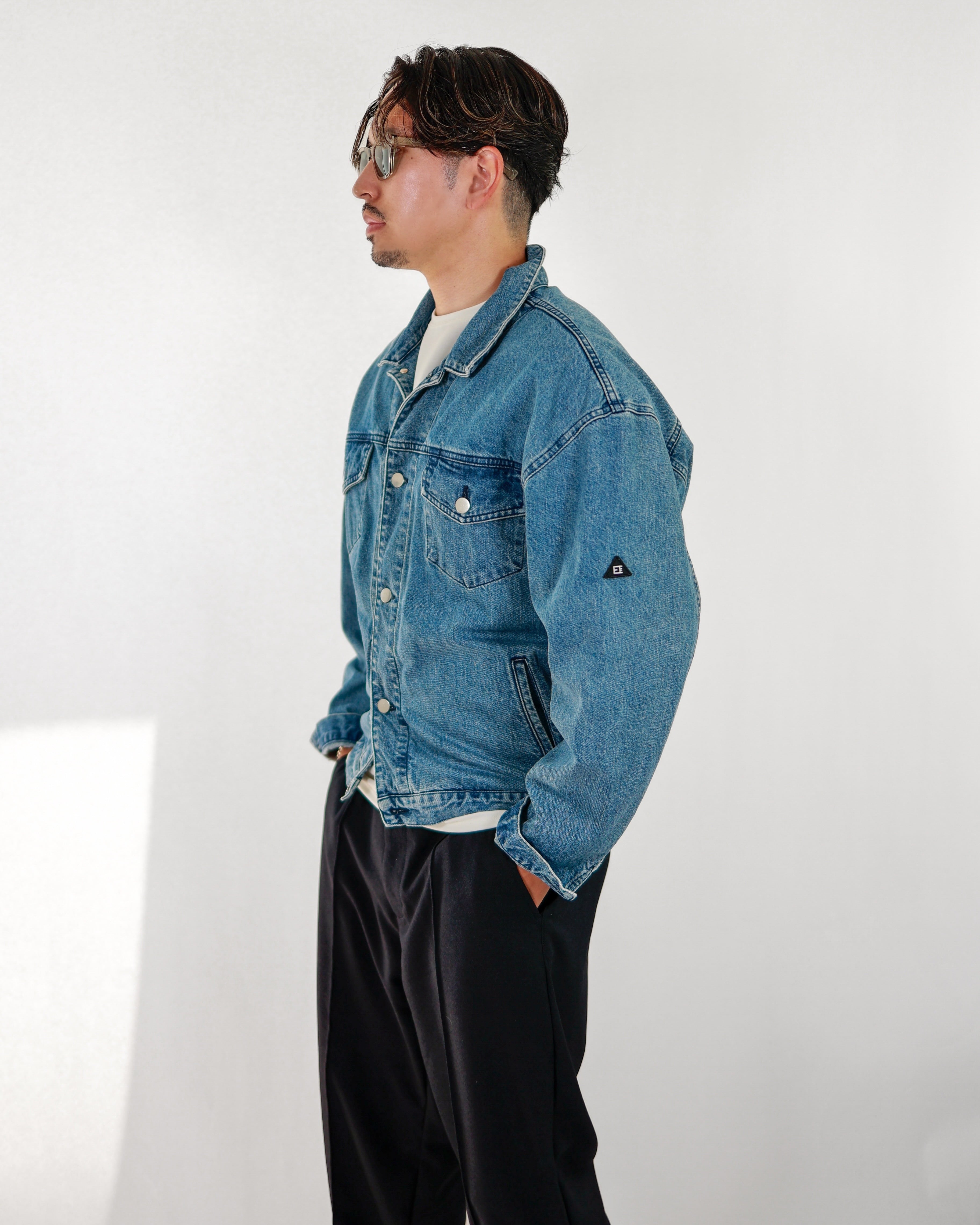 KV-571】Okayama Denim Vintage Over Jacket【岡山デニム】【送料無料