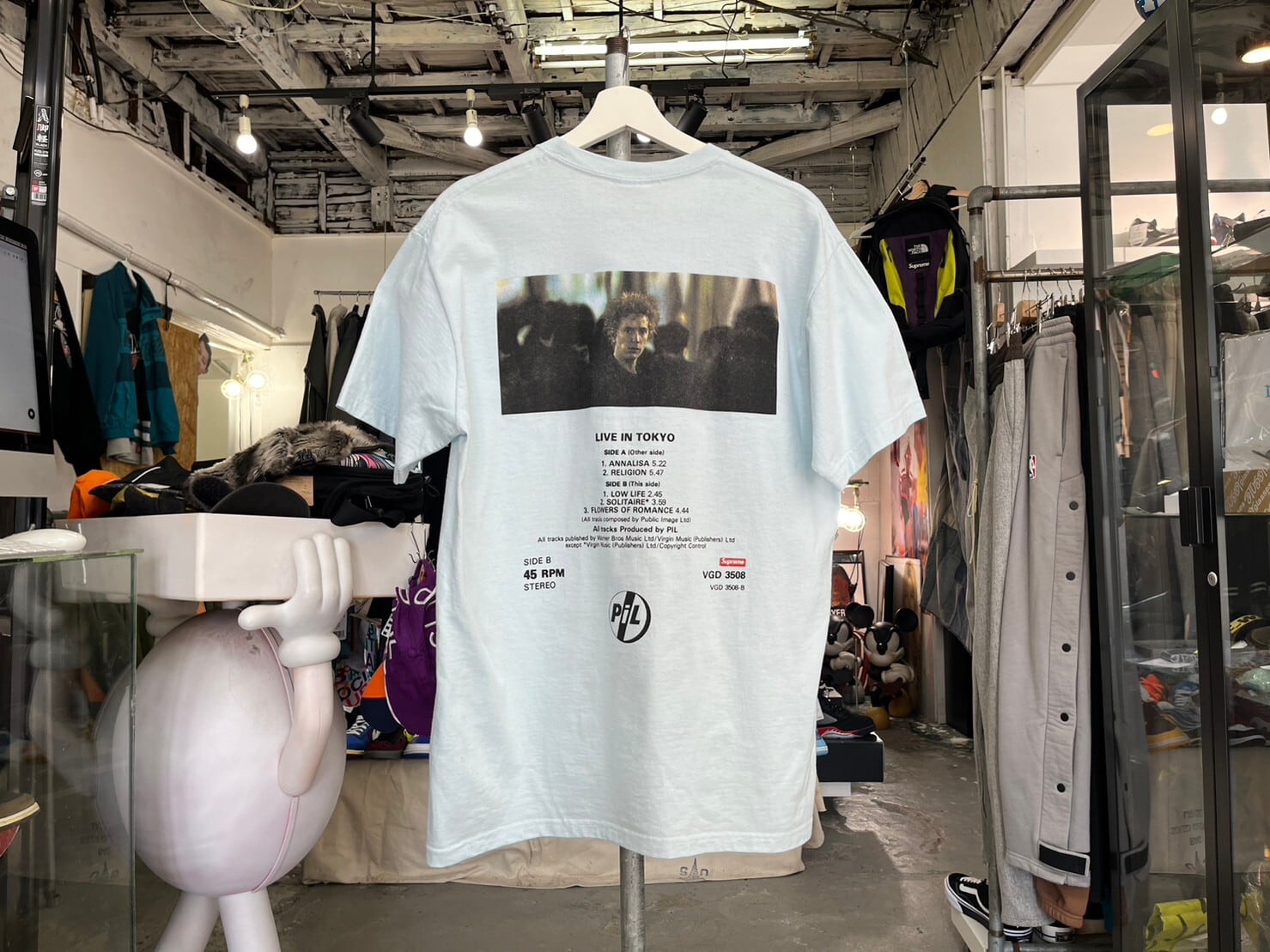 supreme PIL live tokyo tee