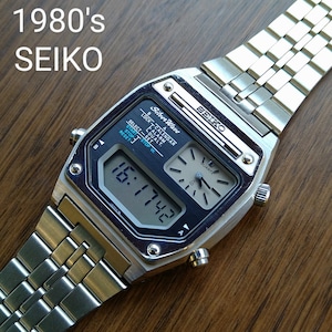 SEIKO HYBRID-SP  SILVER-WAVE