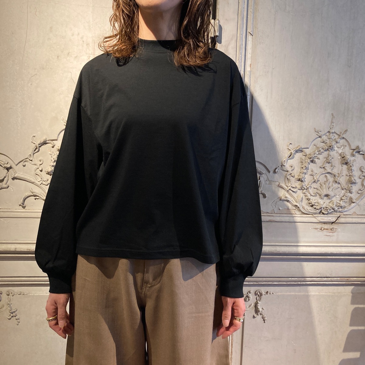 HYKE【ハイク】SHEER LONG-SLV TEE (12434) | glamour online