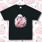 T-shirt -フラミンゴREAL 4122