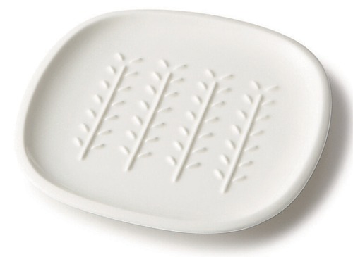 クラスト パン皿 （小枝柄）アイボリー 19cm プレート crust miyama 深山 美濃焼 トースト皿 モーニング