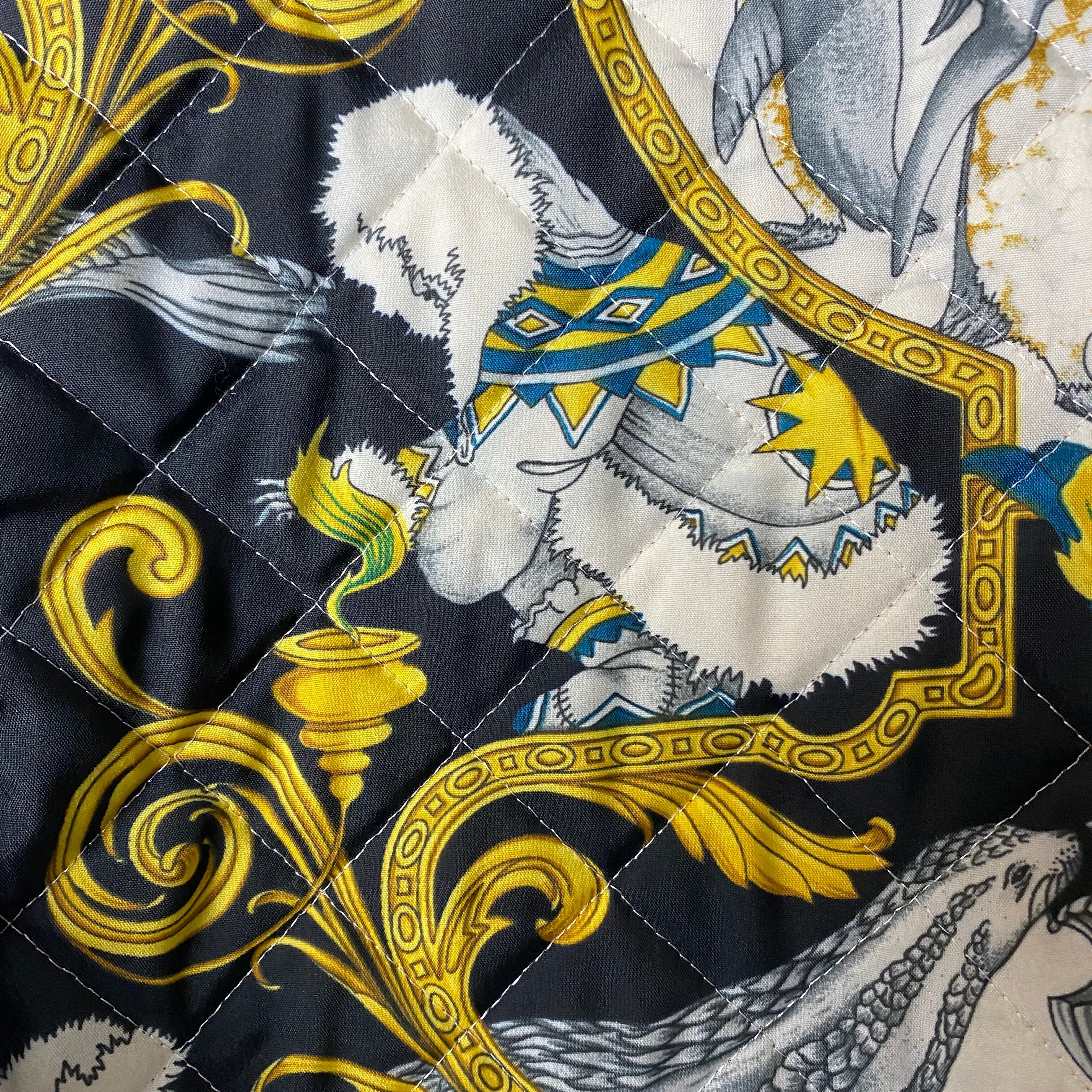 SALVATORE FERRAGAMO eskimo pattern quilting jacket | NOIR ONLINE
