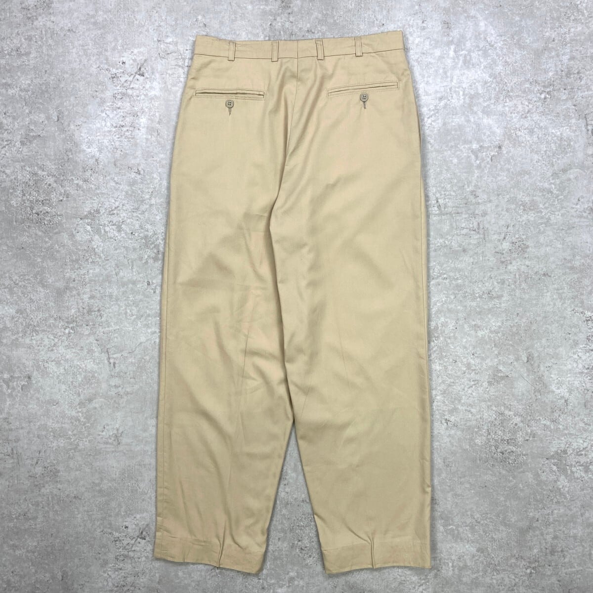 TRUST COMPANY 2タック ワイドスラックスパンツ メンズW31 古着 ライト