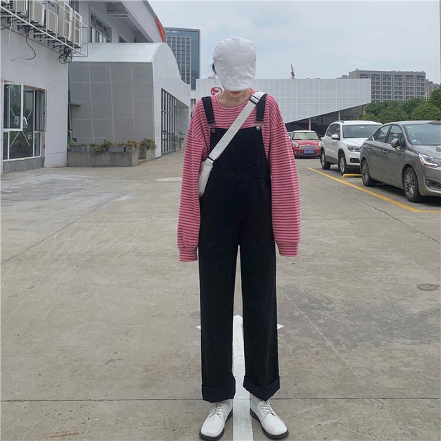 サロペット オーバーオール デニム パンツ カジュアル 着回し シンプル 体型カバー つなぎ 春 夏 秋 冬 可愛い おしゃれ オルチャン 大人 代 30代 40代 デート お出かけ 女子会 旅行 レディース 韓国 韓国ファッション Country Road