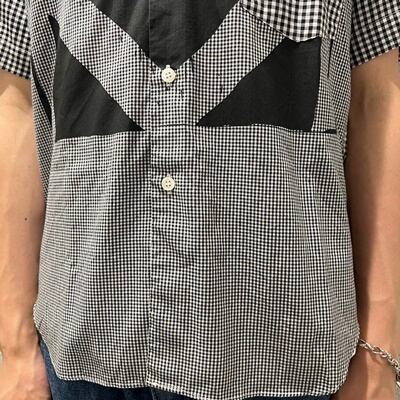 Comme des Garons Homme Deux コム デ ギャルソン オム ドゥ 16SS デザインチェックシャツ XS【表参道t06】 | ブランド古着Brooch powered by BASE