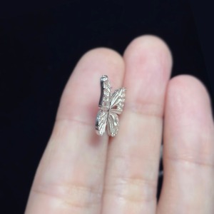 Lina｜リナ 蝶 ネックレス＆ピアスセット (SV925)  アサギマダラ (M size)