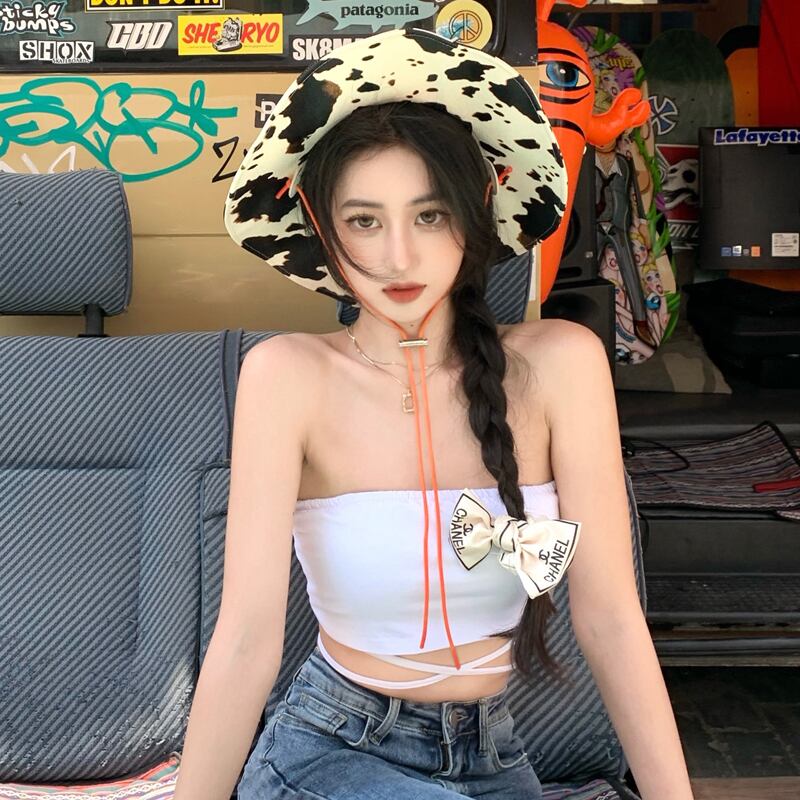 レッドトップス スリムショートサマー レース 夏物 レースアップ ドラファッションホール58214956593