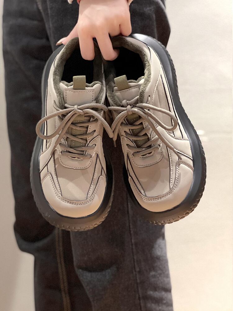 ウィンターベルベット 靴 シューズ レース 冬物 レースアップ 部族の婦人靴16480152876