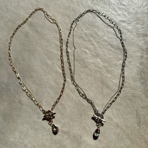 DROP MOTIF NECKLACE