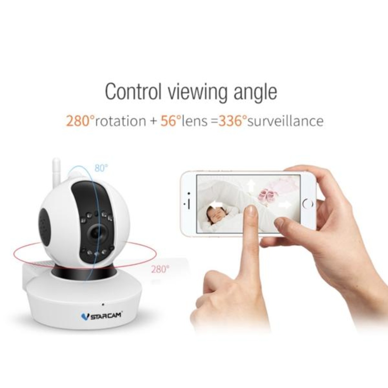 Formosa Japan IF-D23WT iPhone Android VStarcam Wi-Fi IP Camera 有線 無線LAN 夜間対