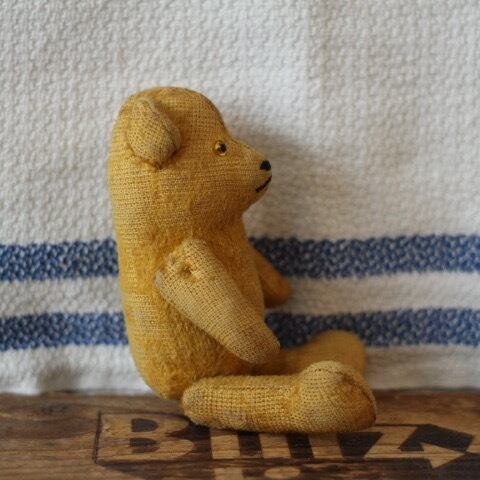 ＊9/30まで アンティークベア　ヴィンテージベア　テディベア　ピーナッツベア 143]ドイツ ヴィンテージ/アンティーク ピーナッツベア