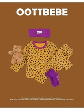 韓国子供服 / 26winter / oottbebe / ハートレオパードルームウェア / ベビー&キッズ / 冬服 *XS~XL*