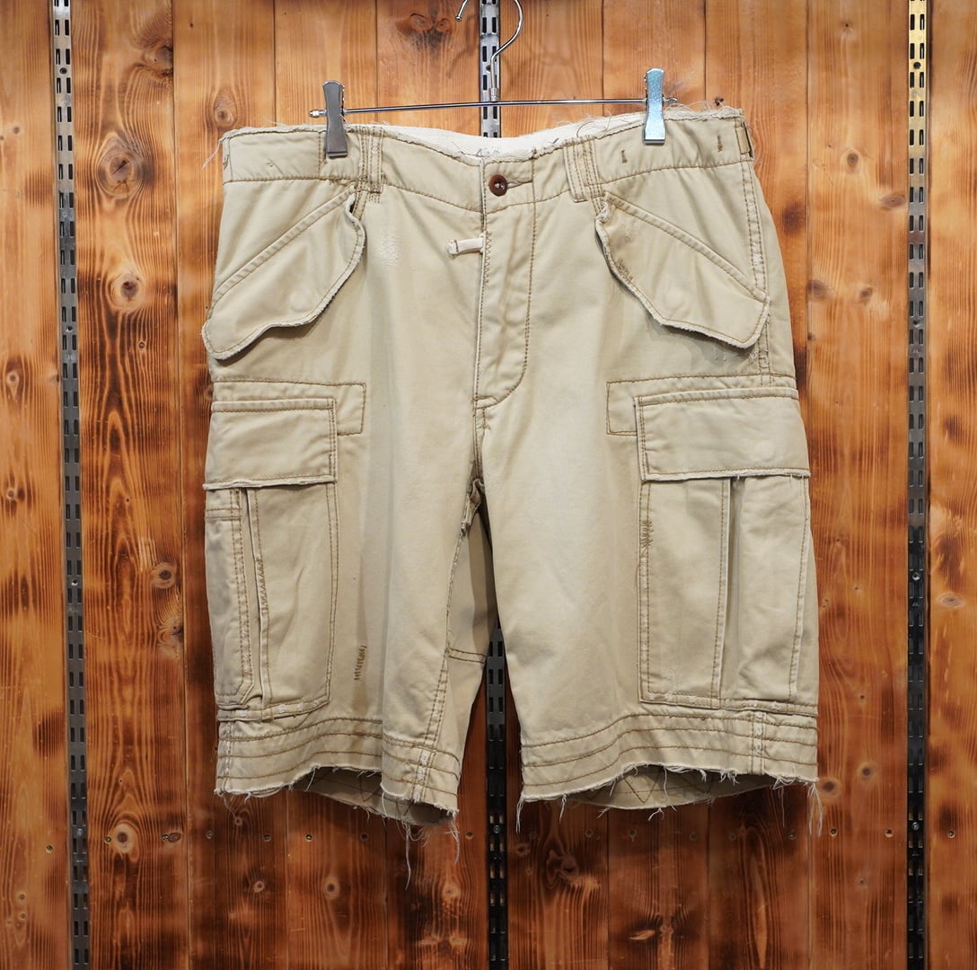 ralphlauren ヴィンテージ加工 カーゴショーツ W32/ラルフローレン カーゴパンツ ハーフパンツ