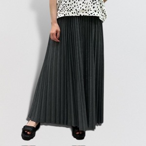 mizuiro ind pleats long skirt