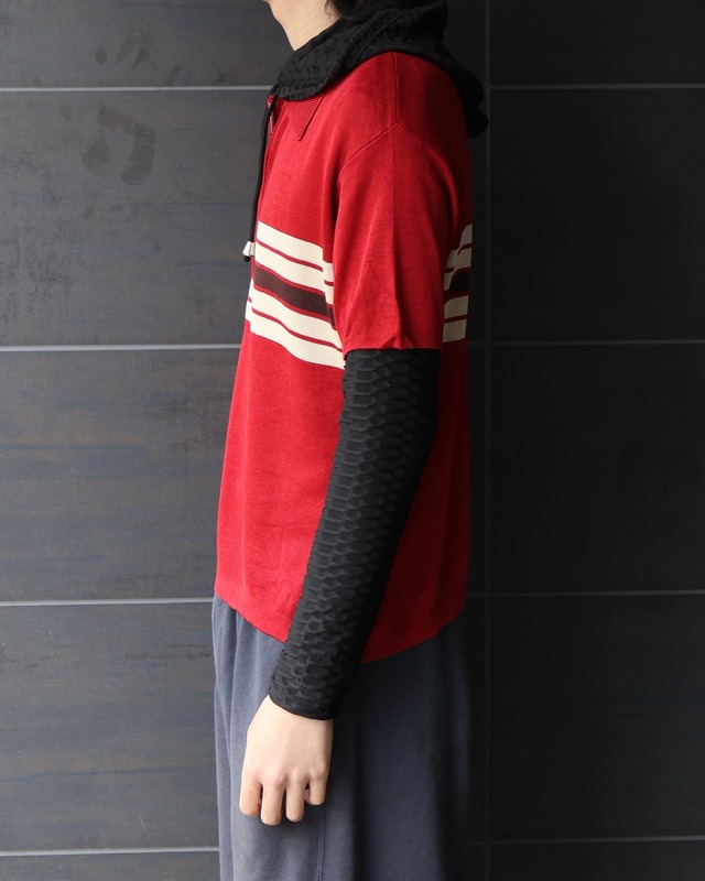 Half zip polo t-shirt