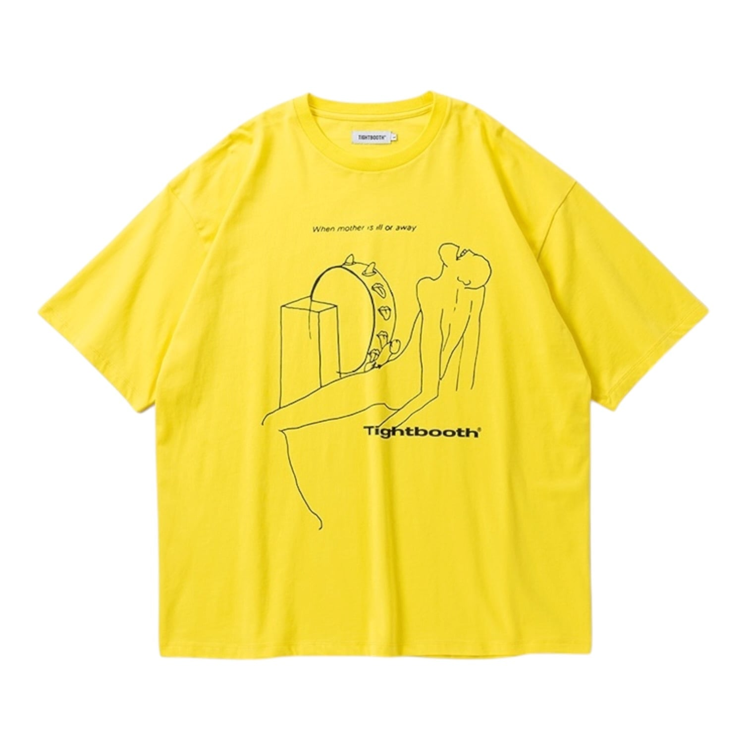 【TIGHTBOOTH】NEW GEAR S/S T-SHIRT (Yellow)〈国内送料無料〉