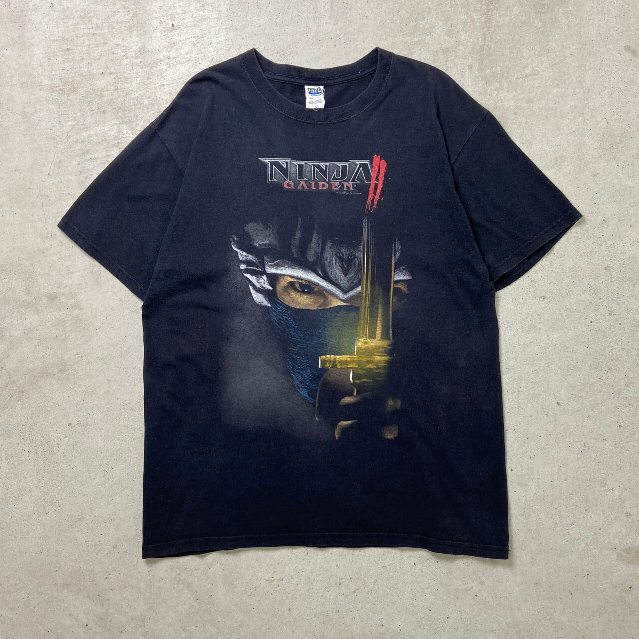 00年代 NINJA GAIDEN 2 プリントTシャツ ゲーム メンズL 古着 00s Y2K 