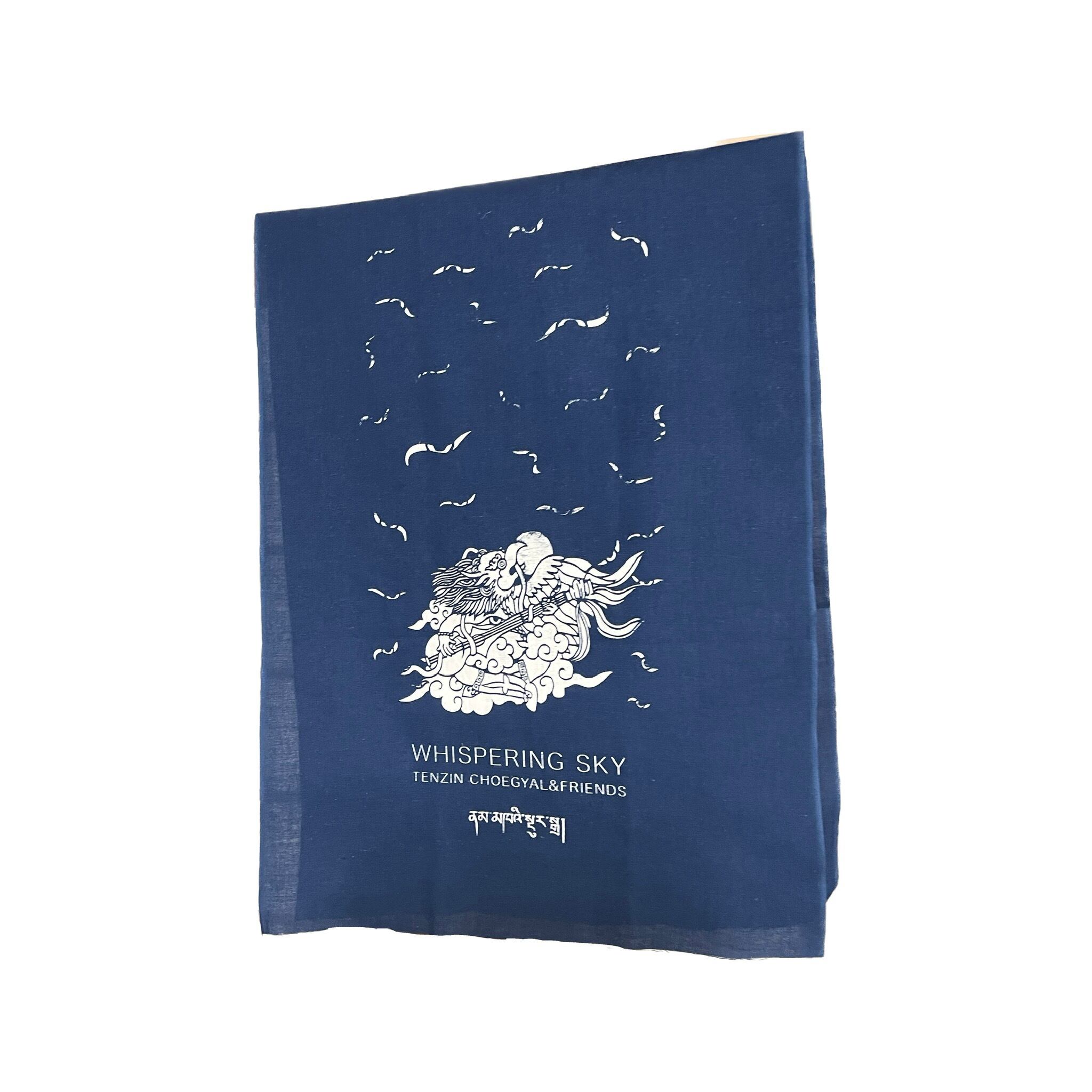 WHISPERING SKY てぬぐい | Tenzin Choegyal