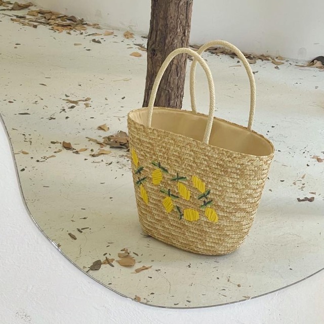 lemon basket bag