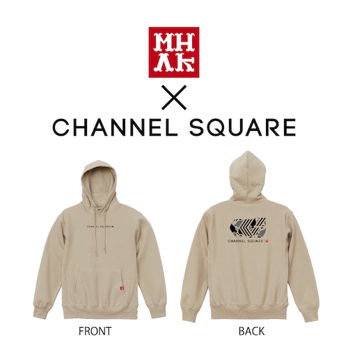 MHAK×CHANNEL SQUARE コラボ PULLOVER PARKA （ステッカー付） / SAND BEIGE