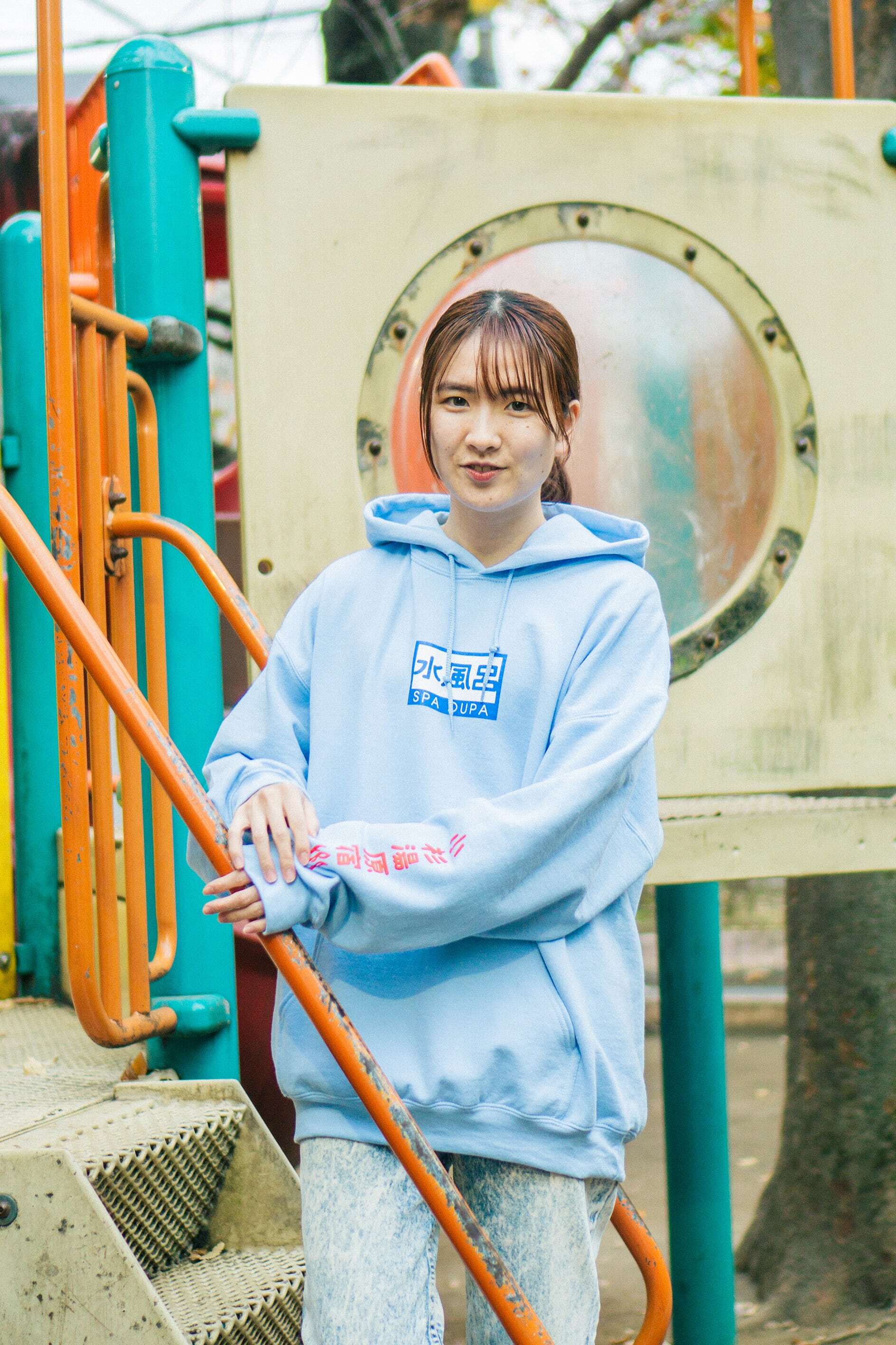 小杉湯原宿 × FROCLUB】水風呂パーカー（ブルー） | 小杉湯ストア