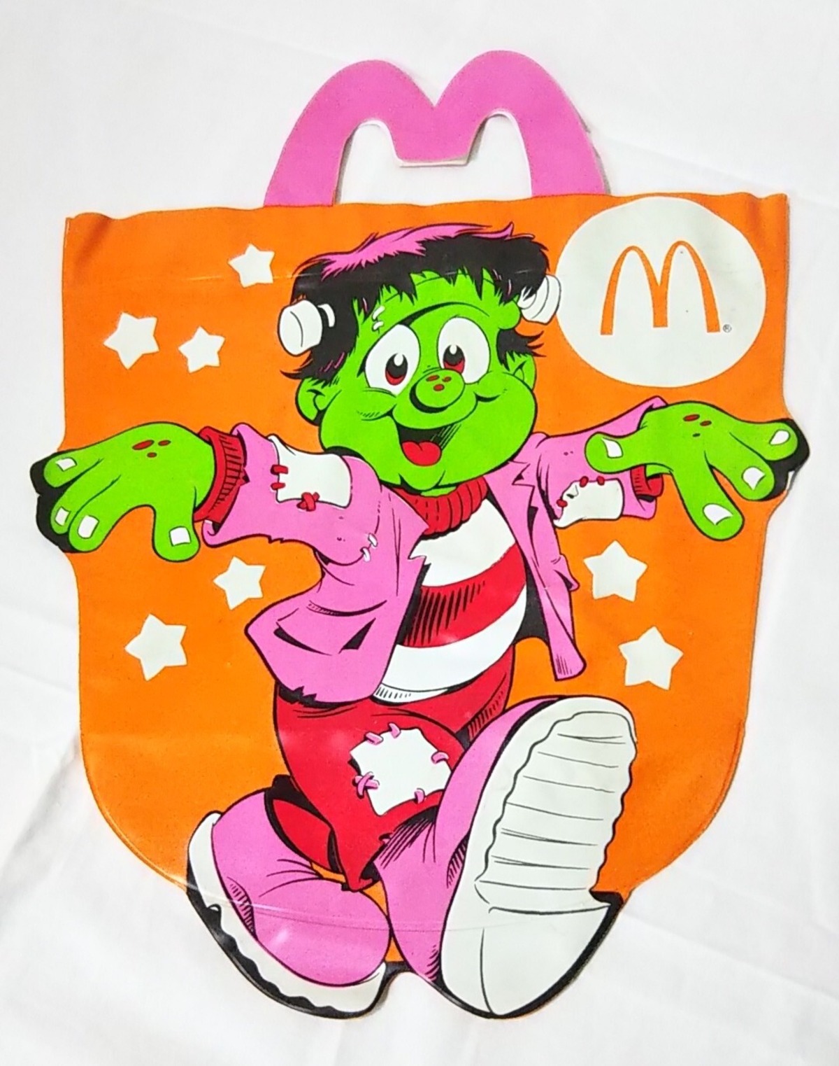 McDONALD'S HALLOWEEN McBOO BAG [フランケン・キッド] USマクドナルド ハロウィーン ビニールバッグ 1990