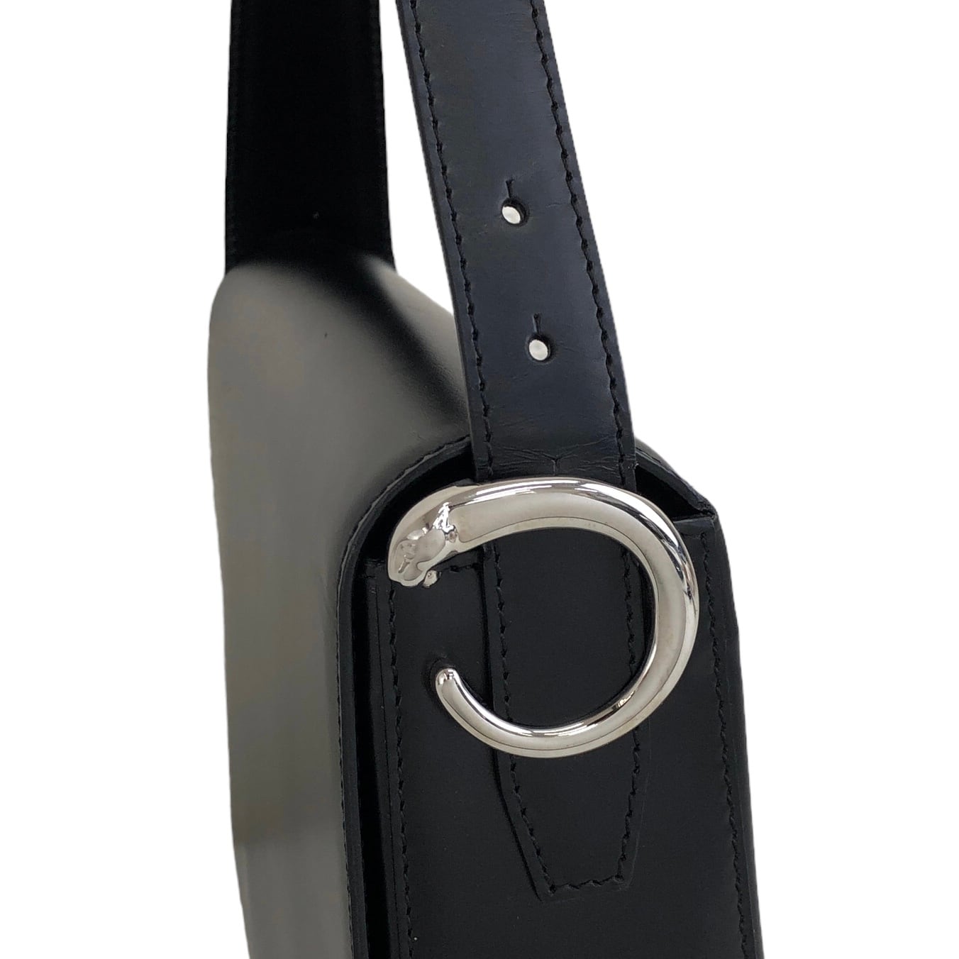 Cartier カルティエ パンテール レザー セミショルダー フラップ