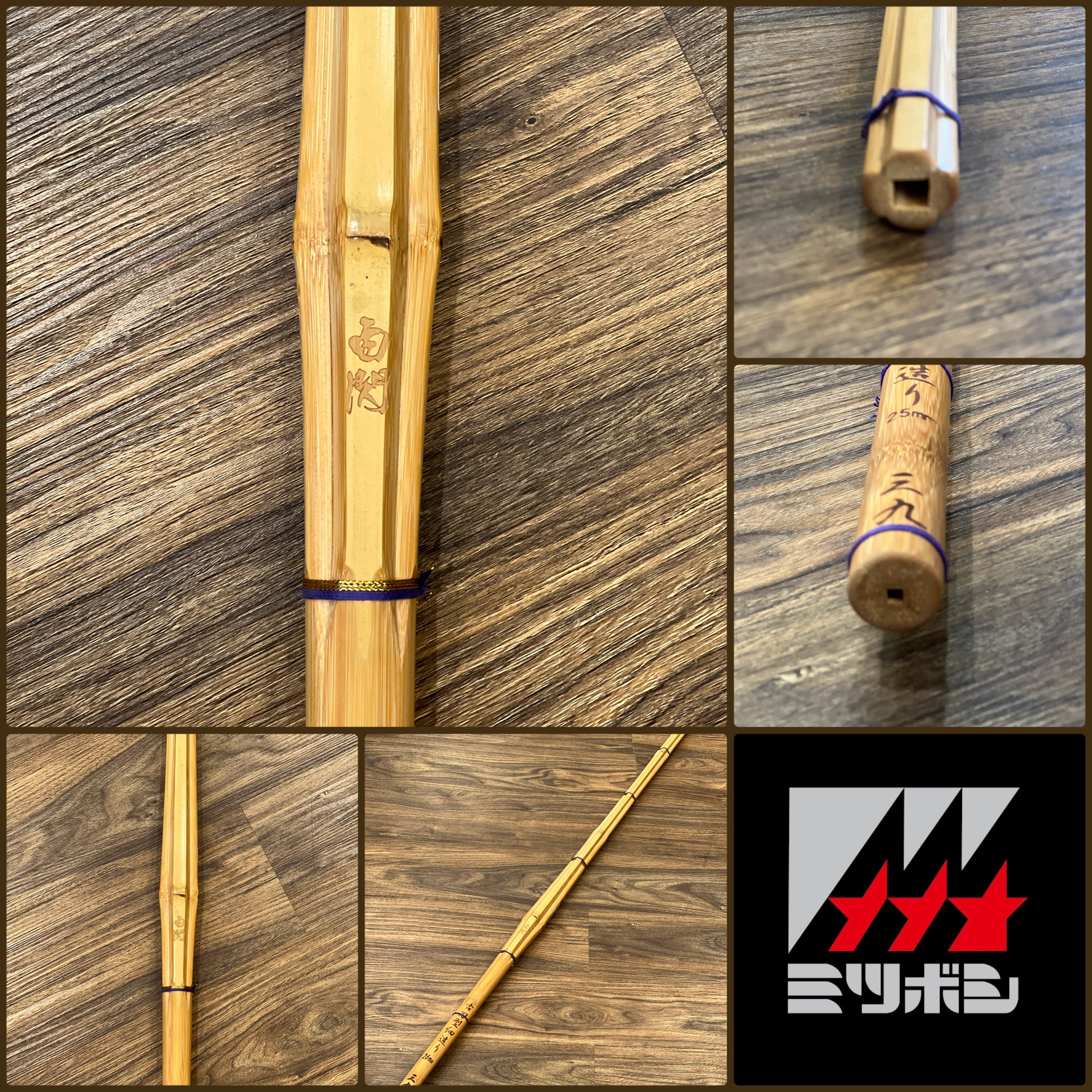 【売れ筋ピックアップ商品‼️】【柄細25㎜タイプ✨面技にはこれがオススメ‼️】【Web限定✨初回限定特別価格‼️】【激軽‼️スーパーバランス✨】【ミツボシ製竹刀✨50本限定】39桂竹 立面削り 男子『白閃』 柄25㎜