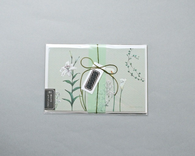 花たちのちょこっとレター〔白い花たち〕