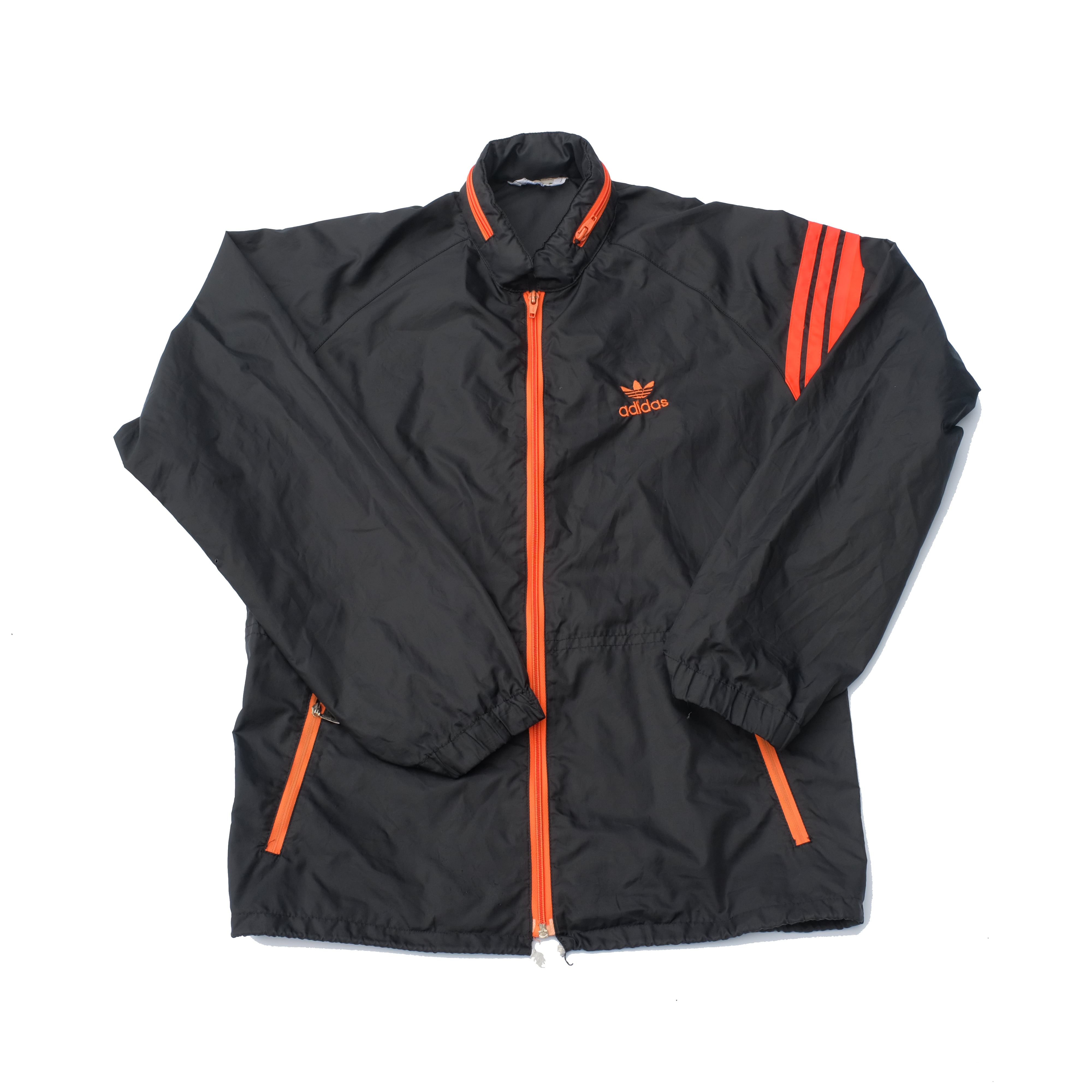 80's Adidas nylon JKT black 
