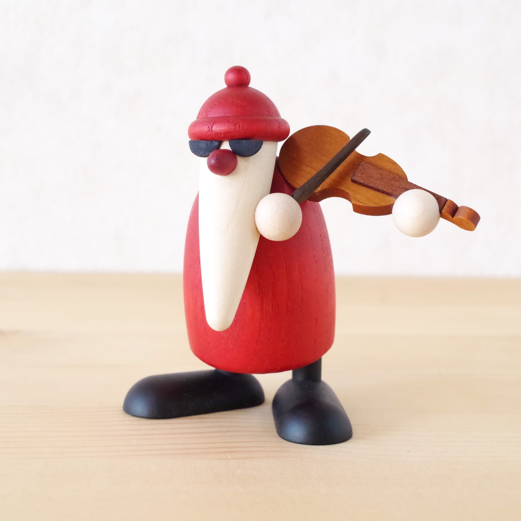 トラウファー うし 赤ぶち（ミニ） | 木のおもちゃ専門店 おもちゃ箱