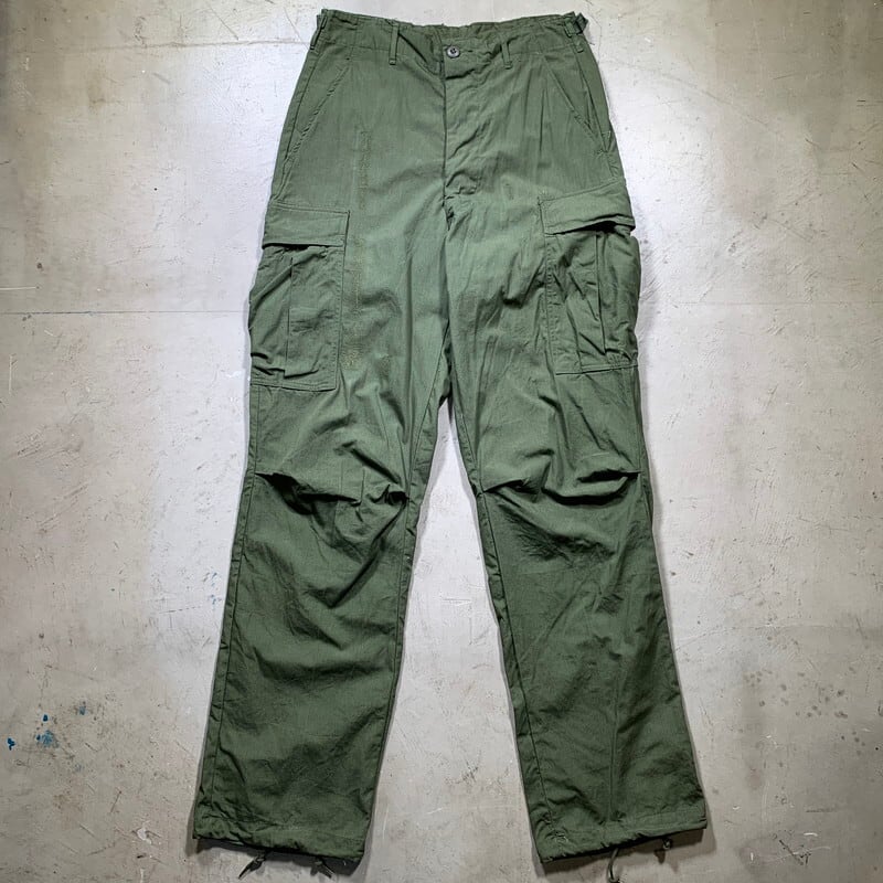 60's U.S.ARMY ジャングルファティーグパンツ ノンリップ 3rd カーゴ