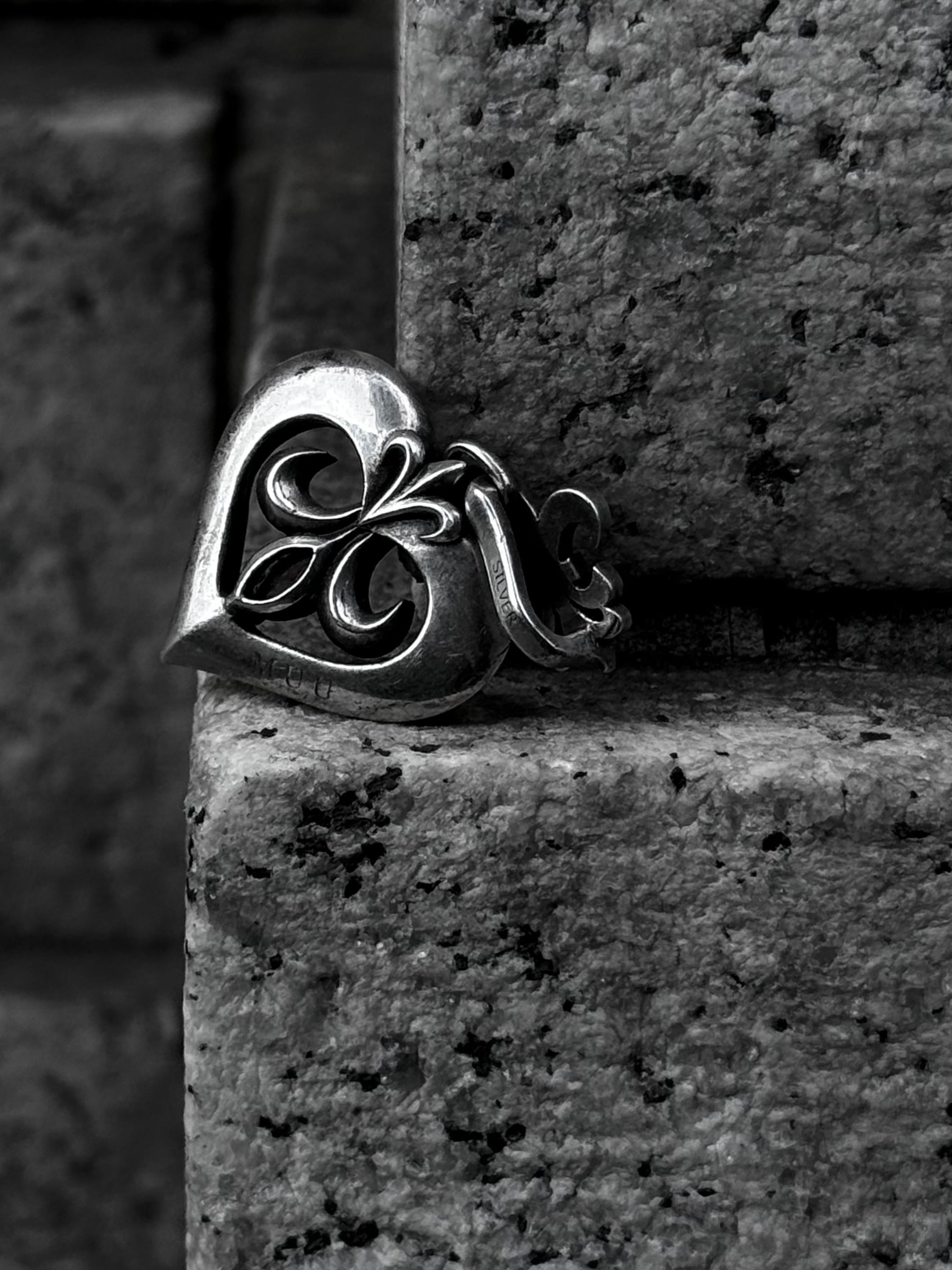 muu studio　たくむ　ネックレス　silver925 muu studio ハート型 たくむ ネックレス silver925 - メルカリ