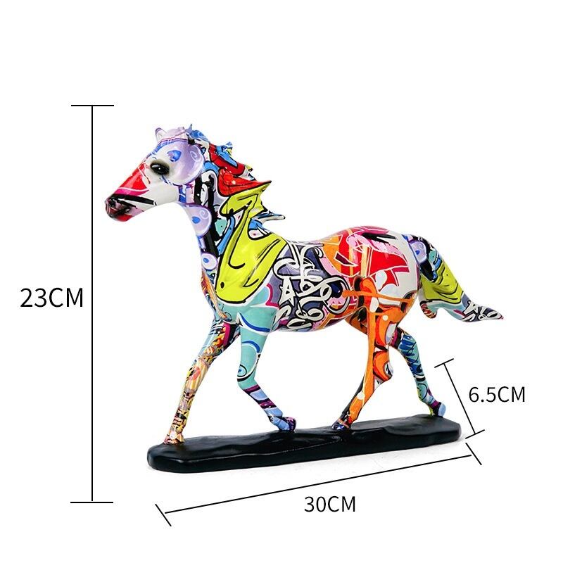 カラフル レインボーホース 馬 インテリア | Russel 海外インテリア