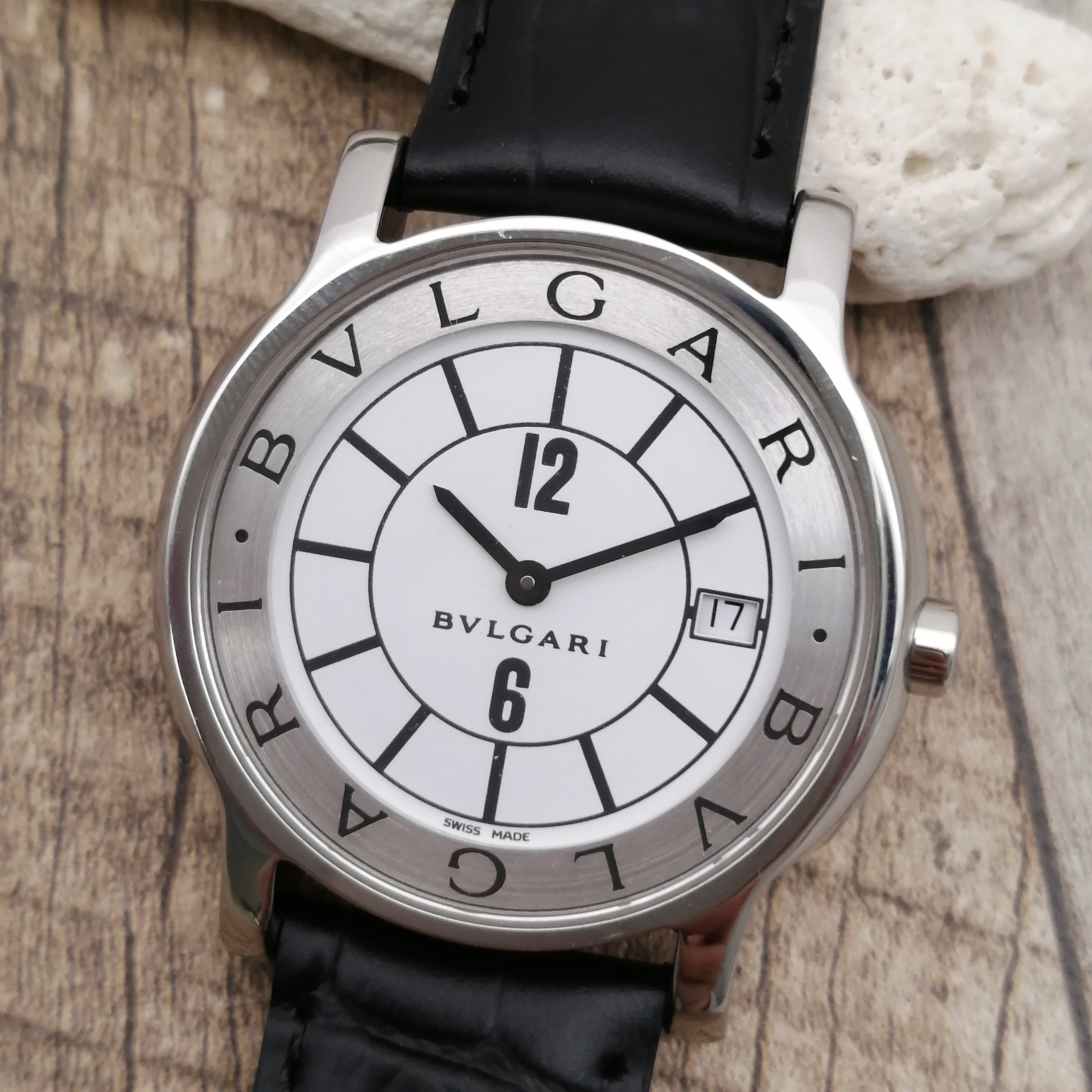 極美品✨ブルガリ ソロテンポ✨動作保証付 点検済 メンズ 腕時計