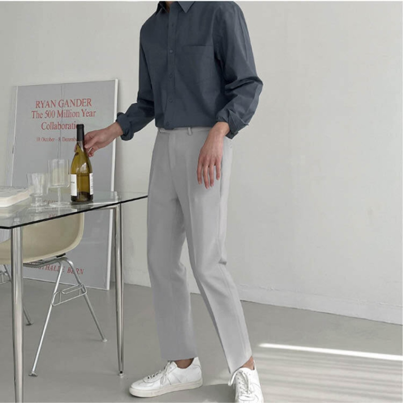 シンプルカジュアルシャツ　MT0080115