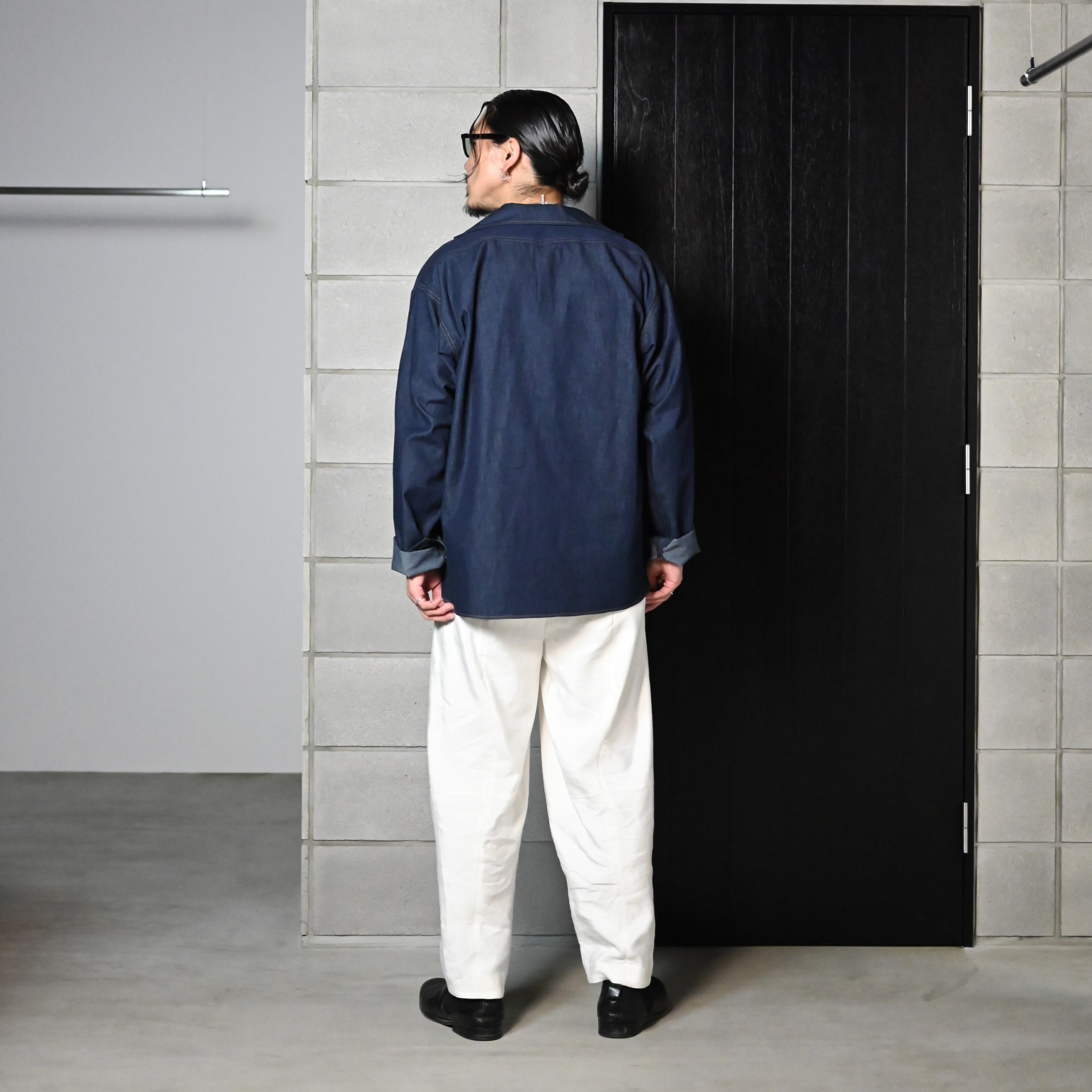 OLD JOE(オールドジョー) CAMP COLLAR MARINE SHIRTS (Long-Sleeve