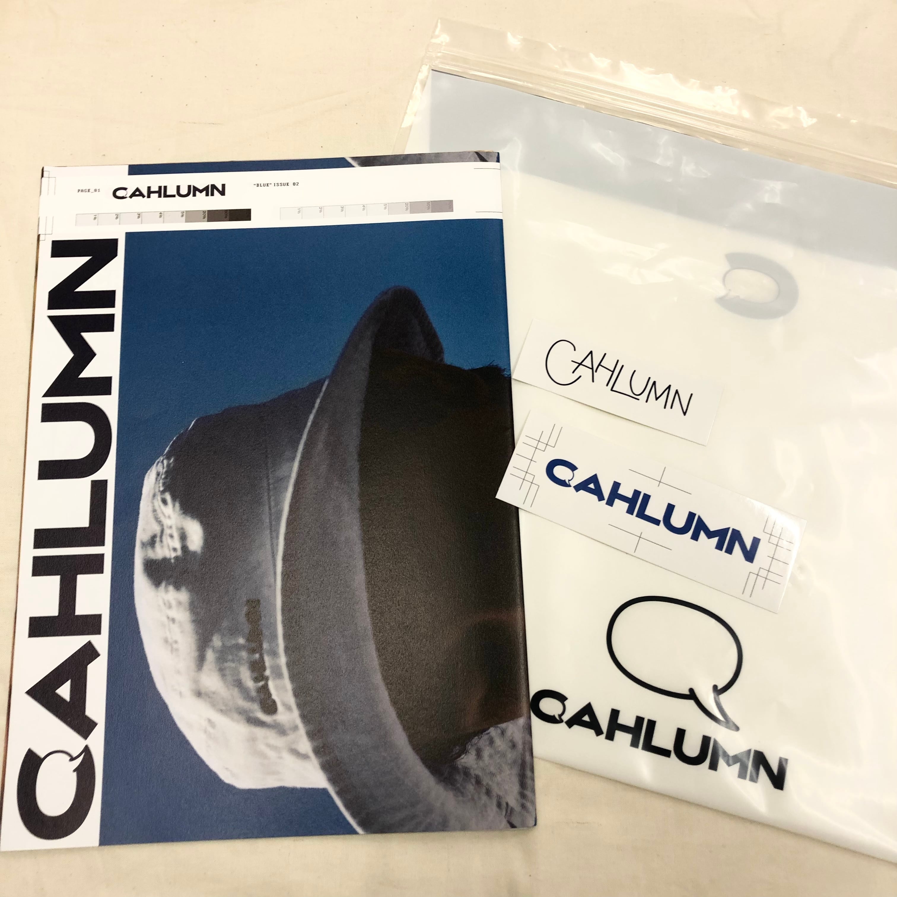 新刊】CAHLUMN カウラム ZINE “BLUE” ISSUE 02 | magnif
