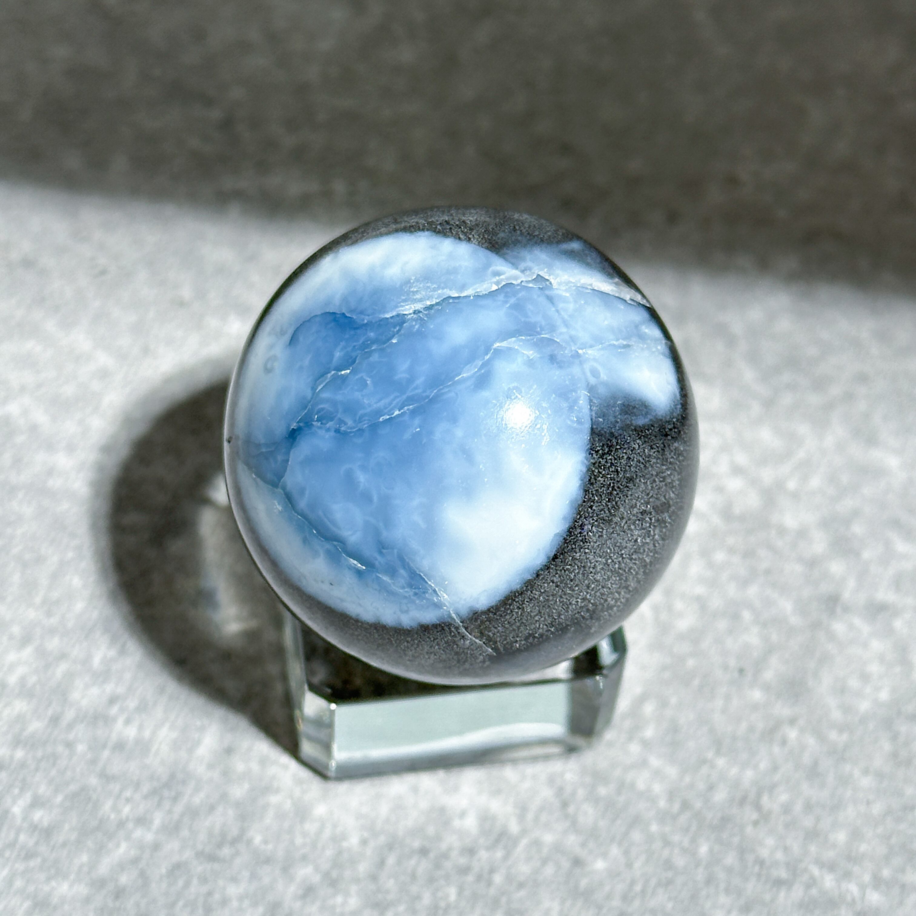 ブルーオパール スフィア23◇ Blue Opal ◇ 天然石・鉱物