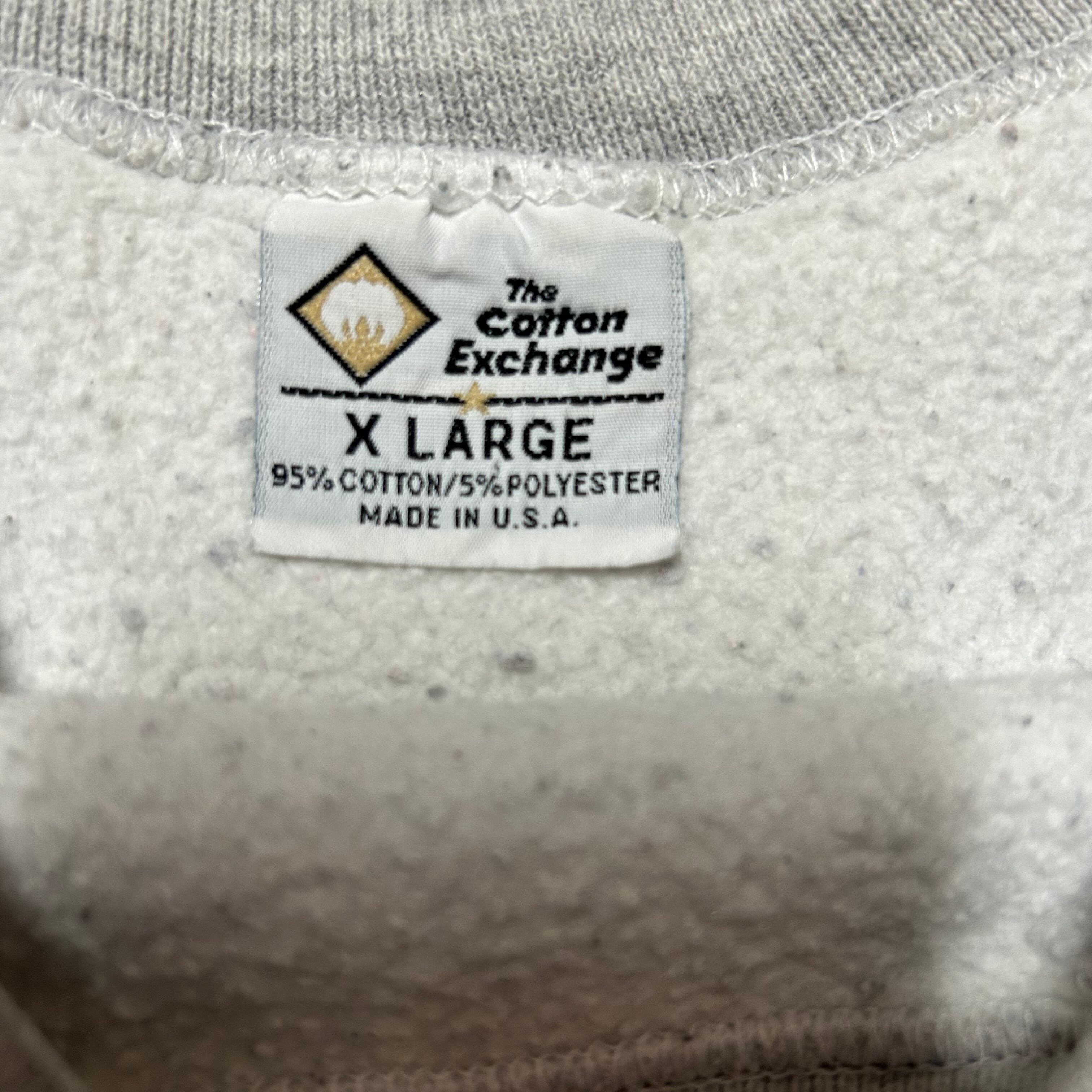 90s the cotton exchange sweat USA製 | TREE_ Used Clothing Shop