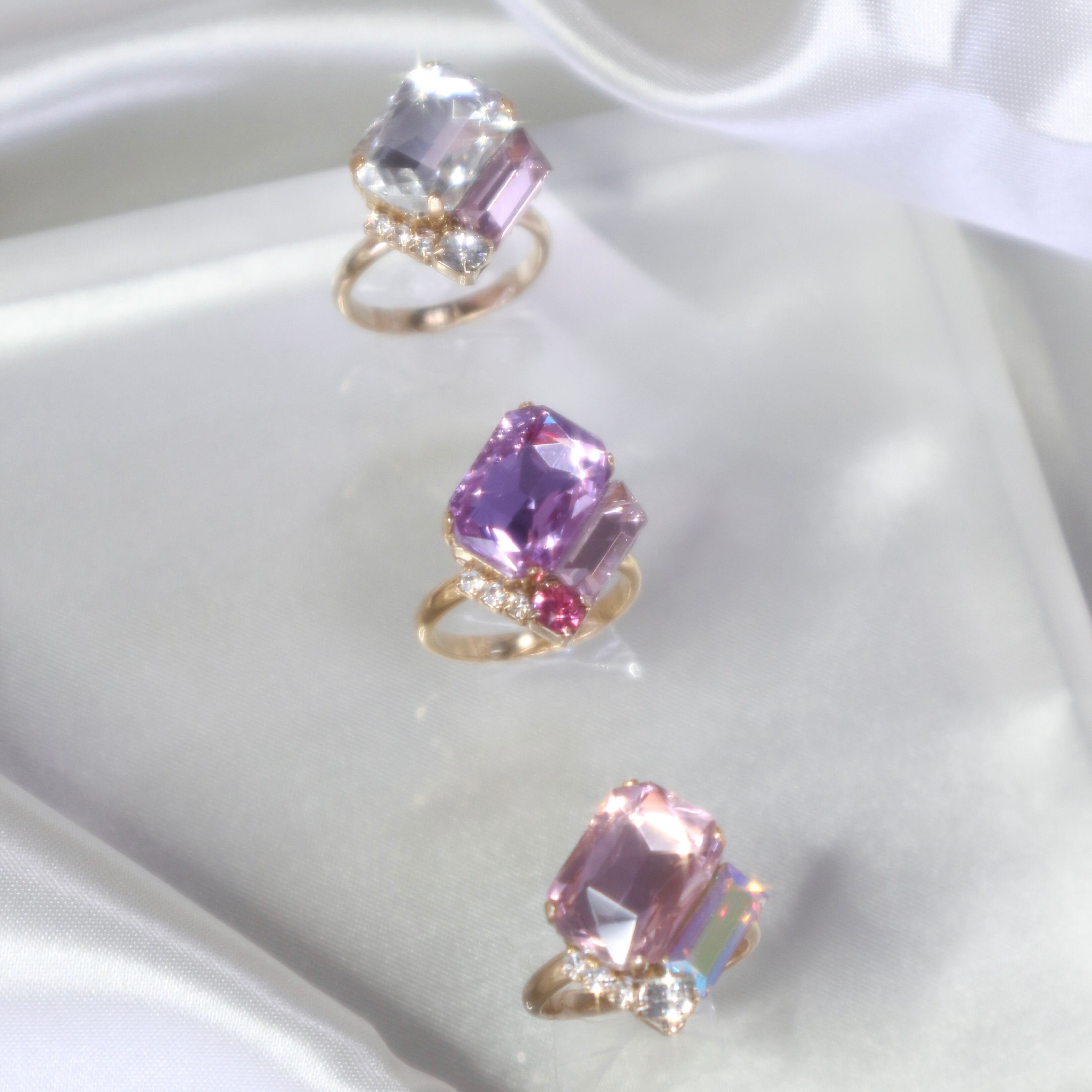 Candy rings (pink / F size)