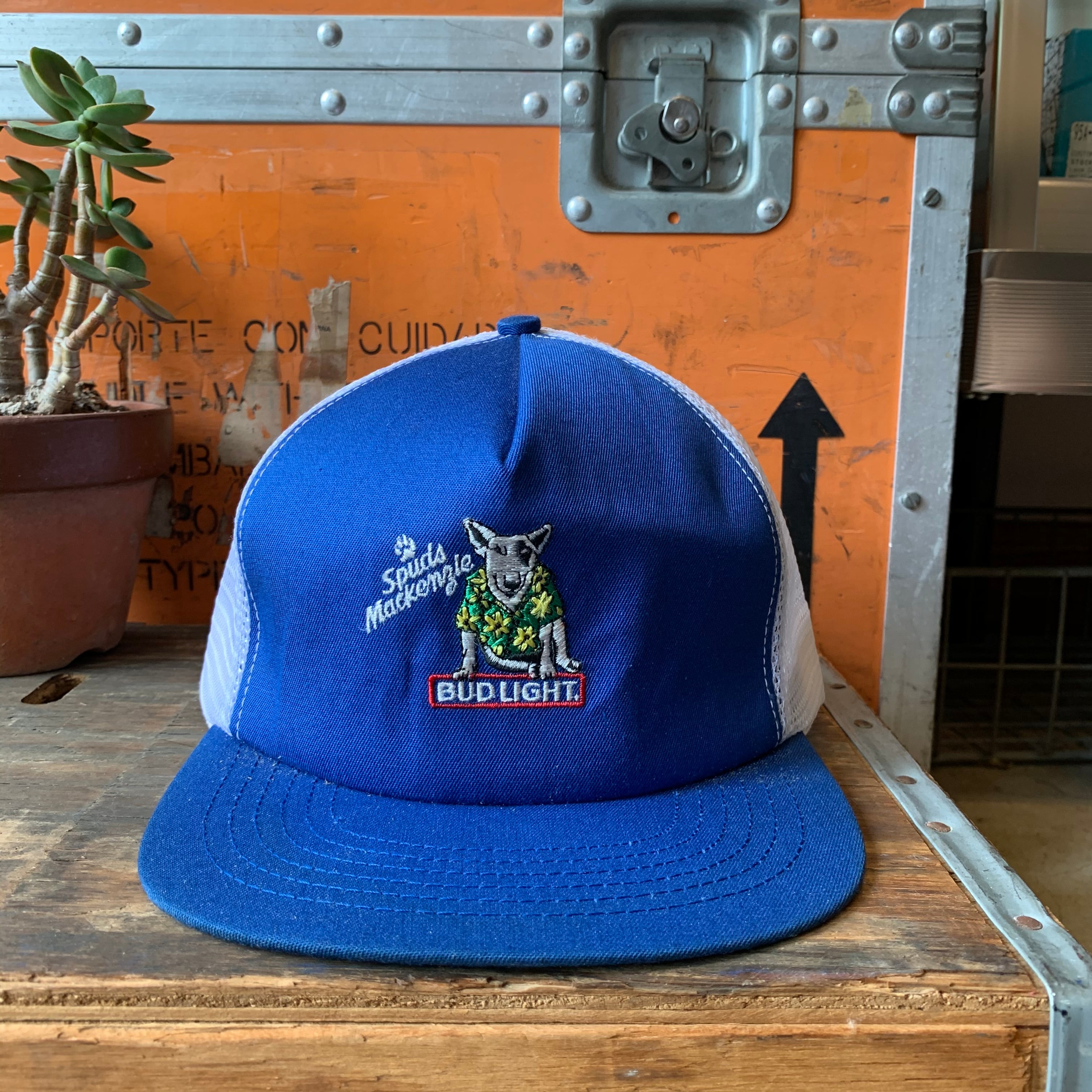 1980's "BUD LIGHT" Mesh Cap Trucker Hat