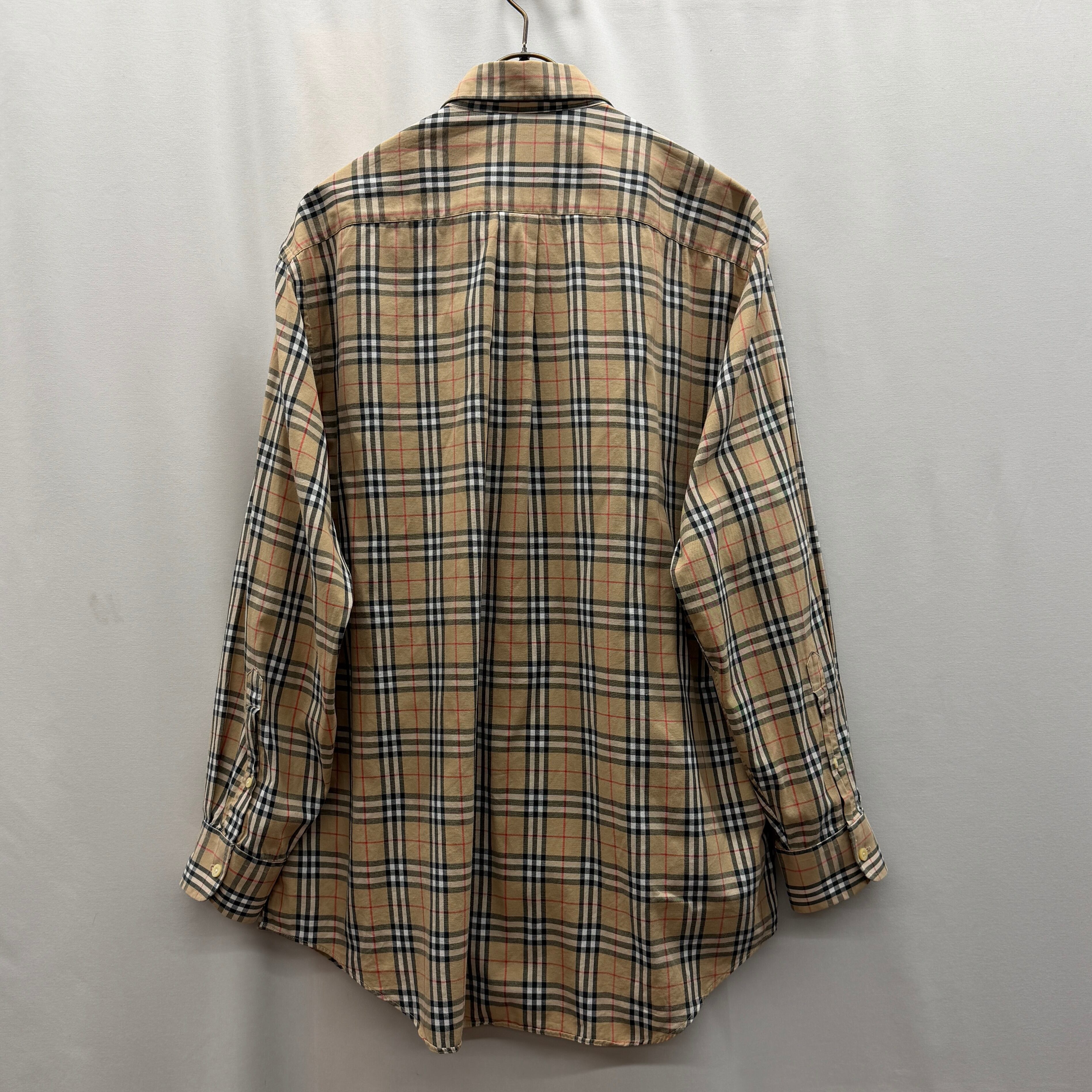BURBERRYS】 90s shirt バーバリー シャツ チェック ノバチェック | no