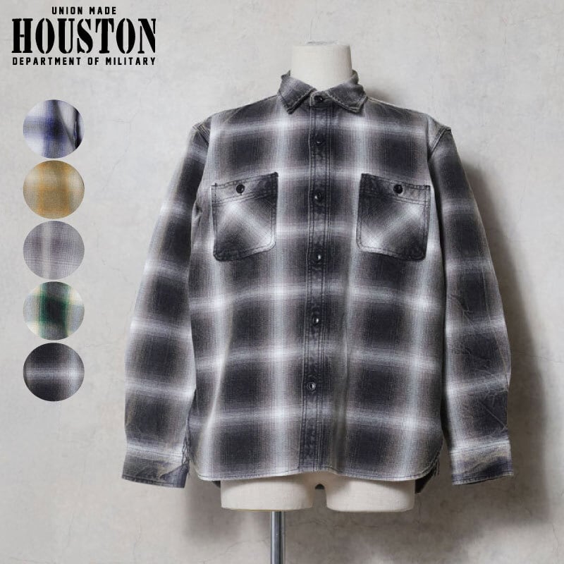 HOUSTON ヒューストン ボーリングシャツ ボウリングシャツ レーヨン