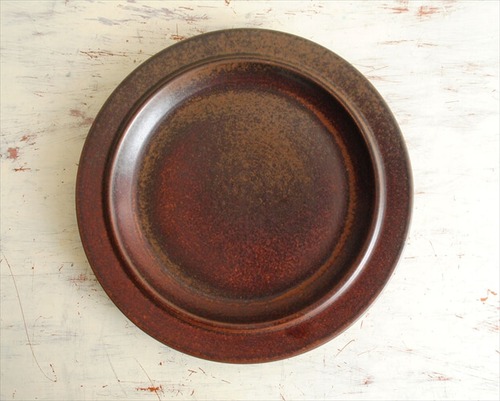 デンマーク買い付け 25.5cm プレート お皿 ディナープレート 磁器 アラビア・ルスカを彷彿させるデザイン アンティーク it1112