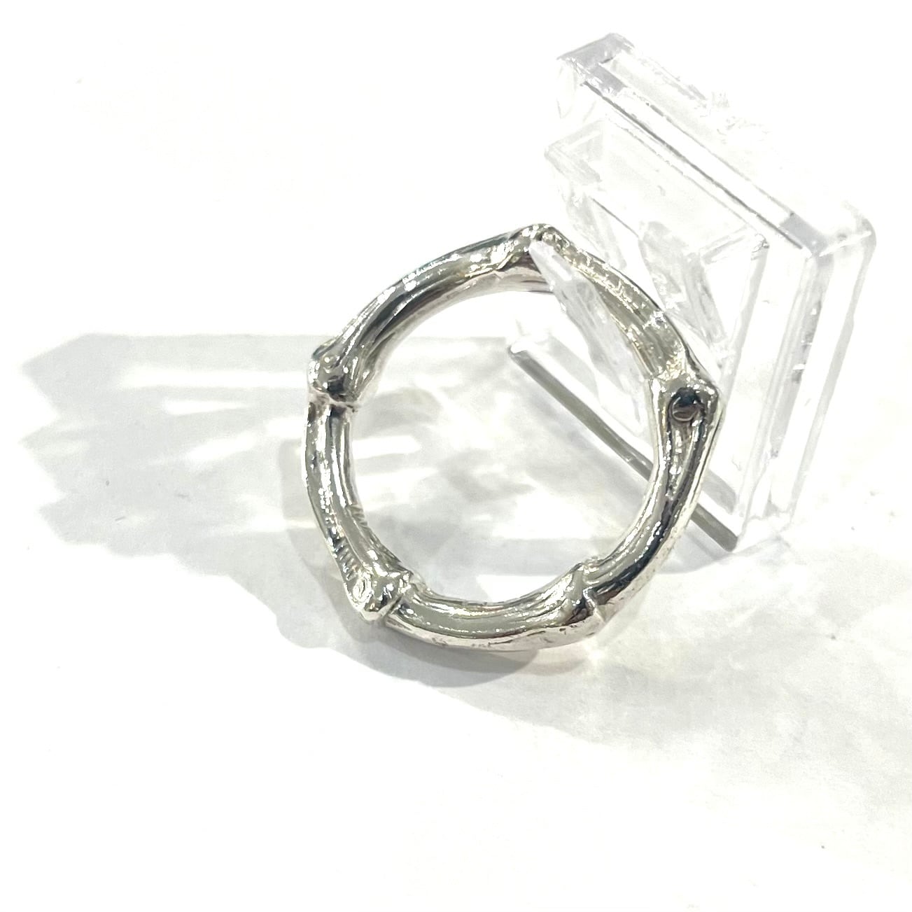 希少サイズ 特集掲載【TIFFANY&CO】【15.5号】2638名作バンブーリング